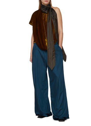 模特儿示范图 - 点击放大 - DRIES VAN NOTEN - PILA 松紧腰阔腿长裤