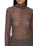  - DRIES VAN NOTEN - 半透视高领上衣