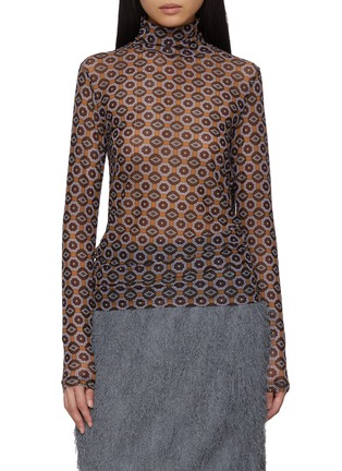 首图 - 点击放大 - DRIES VAN NOTEN - 半透视高领上衣