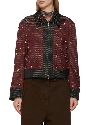 首图 - 点击放大 - DRIES VAN NOTEN - VURANI 仿钻刺绣夹克