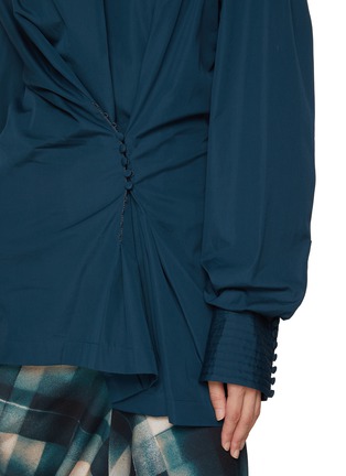  - DRIES VAN NOTEN - 褶裥纯棉纽扣衬衫