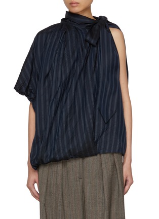 首图 - 点击放大 - DRIES VAN NOTEN - 非对称条纹上衣