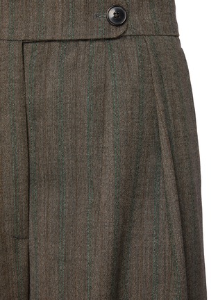  - DRIES VAN NOTEN - 褶裥羊毛阔腿长裤