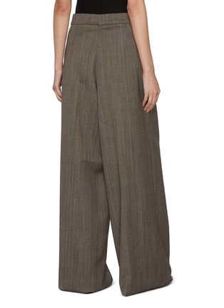 背面 - 点击放大 - DRIES VAN NOTEN - 褶裥羊毛阔腿长裤
