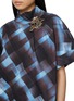  - DRIES VAN NOTEN - 纯棉高领格纹套头衫