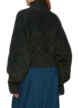 背面 - 点击放大 - DRIES VAN NOTEN - Tifna Chequered Knit Cardigan