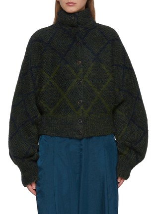 首图 - 点击放大 - DRIES VAN NOTEN - Tifna Chequered Knit Cardigan