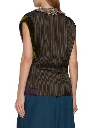 背面 - 点击放大 - DRIES VAN NOTEN - CLEMATIA 仿钻刺绣上衣