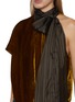  - DRIES VAN NOTEN - CRESTA 系带领非对称上衣