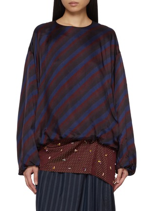 首图 - 点击放大 - DRIES VAN NOTEN - Capo Diagonal Stripes Shirt