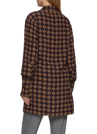 背面 - 点击放大 - DRIES VAN NOTEN - CEBEAU 和服带饰衬衫