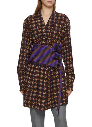 首图 - 点击放大 - DRIES VAN NOTEN - CEBEAU 和服带饰衬衫