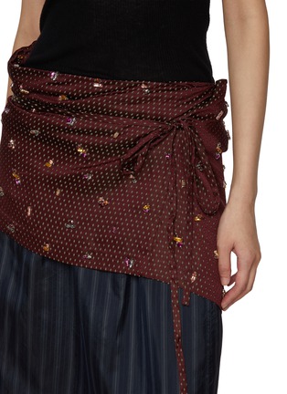 - DRIES VAN NOTEN - 围裹饰迷你半身裙