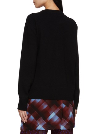 背面 - 点击放大 - DRIES VAN NOTEN - TIAH 仿钻饰羊绒针织开衫