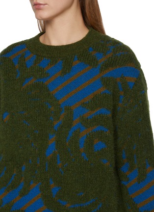  - DRIES VAN NOTEN - TELA 图案针织上衣