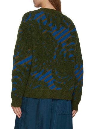 背面 - 点击放大 - DRIES VAN NOTEN - TELA 图案针织上衣