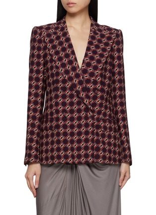 首图 - 点击放大 - DRIES VAN NOTEN - Beaura Double Breasted Chequered Blazer