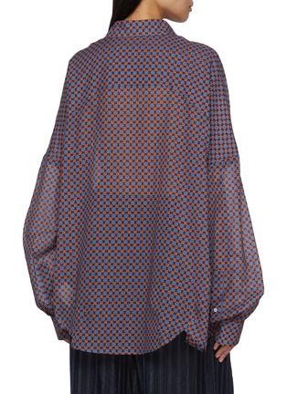 背面 - 点击放大 - DRIES VAN NOTEN - 印花宽松衬衫