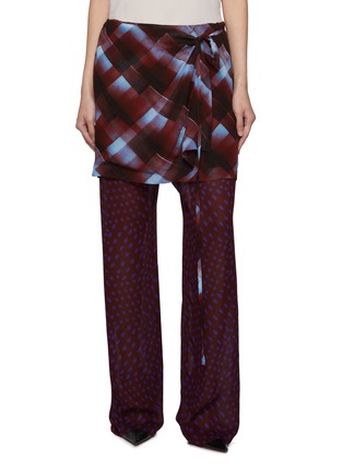 首图 - 点击放大 - DRIES VAN NOTEN - PRITTY 围裹拼接长裤