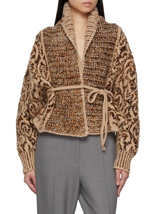 首图 - 点击放大 - DRIES VAN NOTEN - TEKLA 系带针织开衫