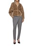 模特儿示范图 - 点击放大 - DRIES VAN NOTEN - TEKLA 系带针织开衫