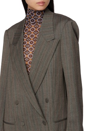  - DRIES VAN NOTEN - BLINK 条纹羊毛西装外套