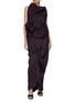 模特儿示范图 - 点击放大 - DRIES VAN NOTEN - Dolla Draped Backless Maxi Dress
