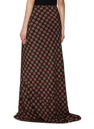 背面 - 点击放大 - DRIES VAN NOTEN - 扭结印花加长半身裙
