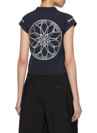 背面 - 点击放大 - BALENCIAGA - x Lamborghini Shrunken T-Shirt