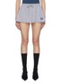 首图 - 点击放大 - BALENCIAGA - Logo Drawstring Cotton Mini Skirt