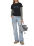 模特儿示范图 - 点击放大 - BALENCIAGA - City Stud Straight Leg Denim Jeans