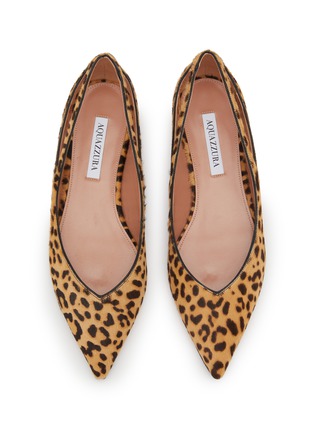 细节 - 点击放大 - AQUAZZURA - Sheeva Skimmer Leather Flats