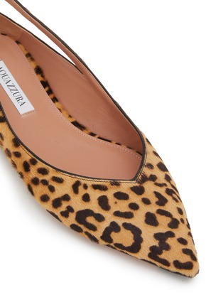 细节 - 点击放大 - AQUAZZURA - Sheeva Skimmer Leather Flats