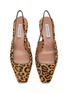 细节 - 点击放大 - AQUAZZURA - Ginza 35 Leather Slingback Pumps