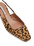 细节 - 点击放大 - AQUAZZURA - Ginza 35 Leather Slingback Pumps