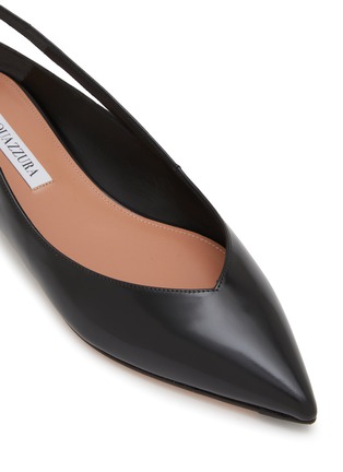细节 - 点击放大 - AQUAZZURA - Sheeva Skimmer Leather Flats