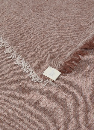 细节 - 点击放大 - LANE’S - The New H Modal Silk Cashmere Shawl