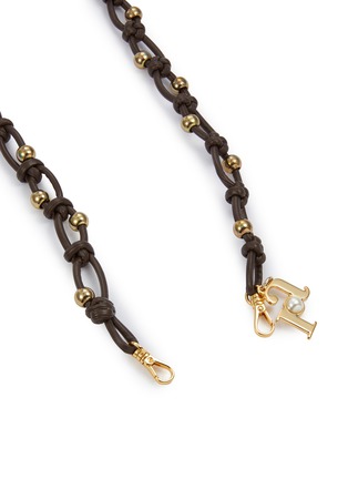 细节 - 点击放大 - ROSANTICA - Opulenza Leather Phone Strap
