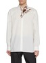 首图 - 点击放大 - DRIES VAN NOTEN - Long Sleeve Floral Print Cotton Poplin Shirt