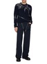 模特儿示范图 - 点击放大 - DRIES VAN NOTEN - Mouche Floral Jacquard Knit Sweater