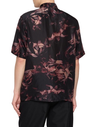 背面 - 点击放大 - DRIES VAN NOTEN - Clasen Flower Print Silk Shirt