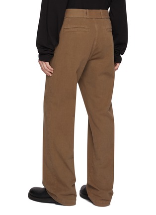 背面 - 点击放大 - DRIES VAN NOTEN - Belted Layered Twill Cotton Pennine Pants