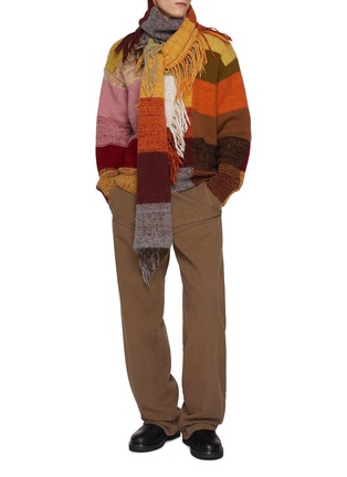 模特儿示范图 - 点击放大 - DRIES VAN NOTEN - Marti Colourblock Sweater