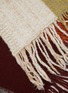 细节 - 点击放大 - DRIES VAN NOTEN - Colour Block Wool Alpaca Scarf