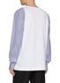 背面 - 点击放大 - DRIES VAN NOTEN - Contrast Striped Sleeve Heston Cotton T-Shirt