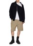 模特儿示范图 - 点击放大 - DRIES VAN NOTEN - Monty Zip Up Ribbed Wool Sweater