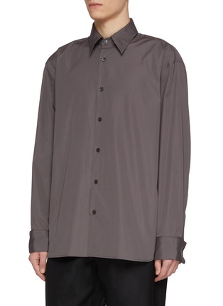 细节 - 点击放大 - DRIES VAN NOTEN - Croomd Embroidered Cotton Shirt