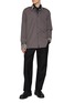 模特儿示范图 - 点击放大 - DRIES VAN NOTEN - Croomd Embroidered Cotton Shirt