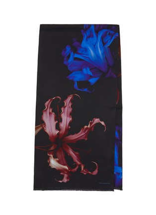 首图 - 点击放大 - DRIES VAN NOTEN - Fabel Floral Print Scarf