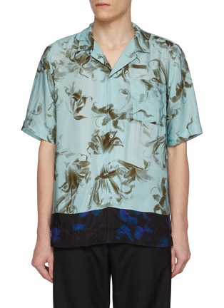 首图 - 点击放大 - DRIES VAN NOTEN - Carltone Nerine Flower Border Print Shirt